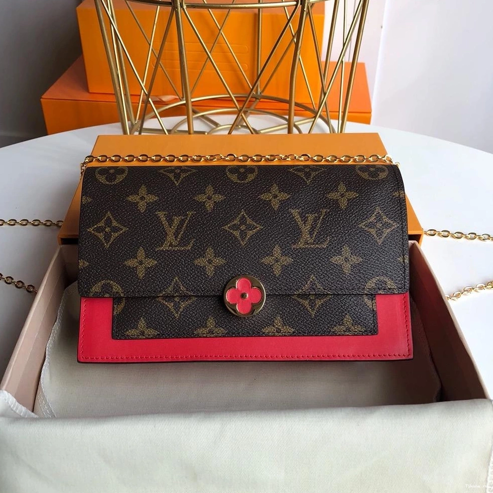 Affordable FLORE CHAIN LOUIS WALLET VUITTON 0806